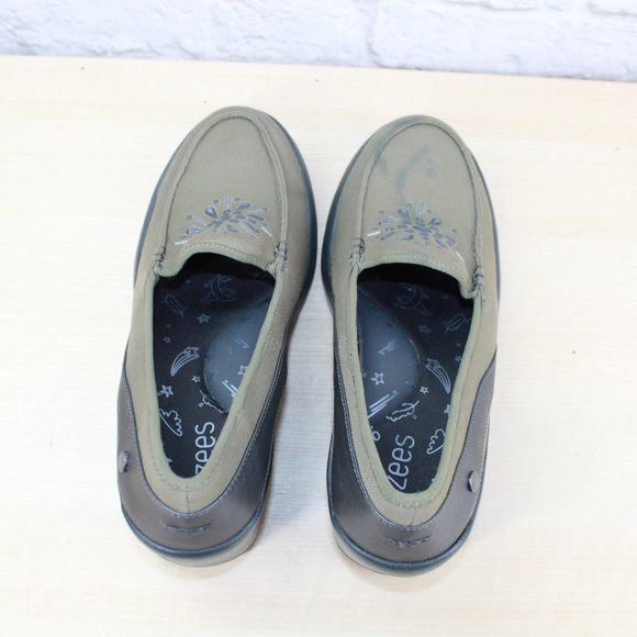 B-ZEES Evie Brown Embellished Comfort Soft Arch Support Slip On Shoes Size 10 M - Picture 6 of 9